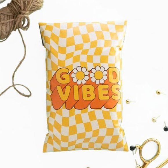 Other - Good Vibes Poly Mailers 6x9 Pack of 50